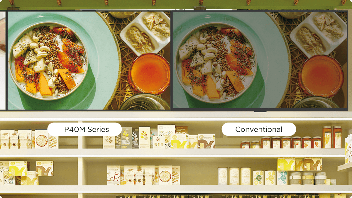 Captivate attentions under any lighting condition