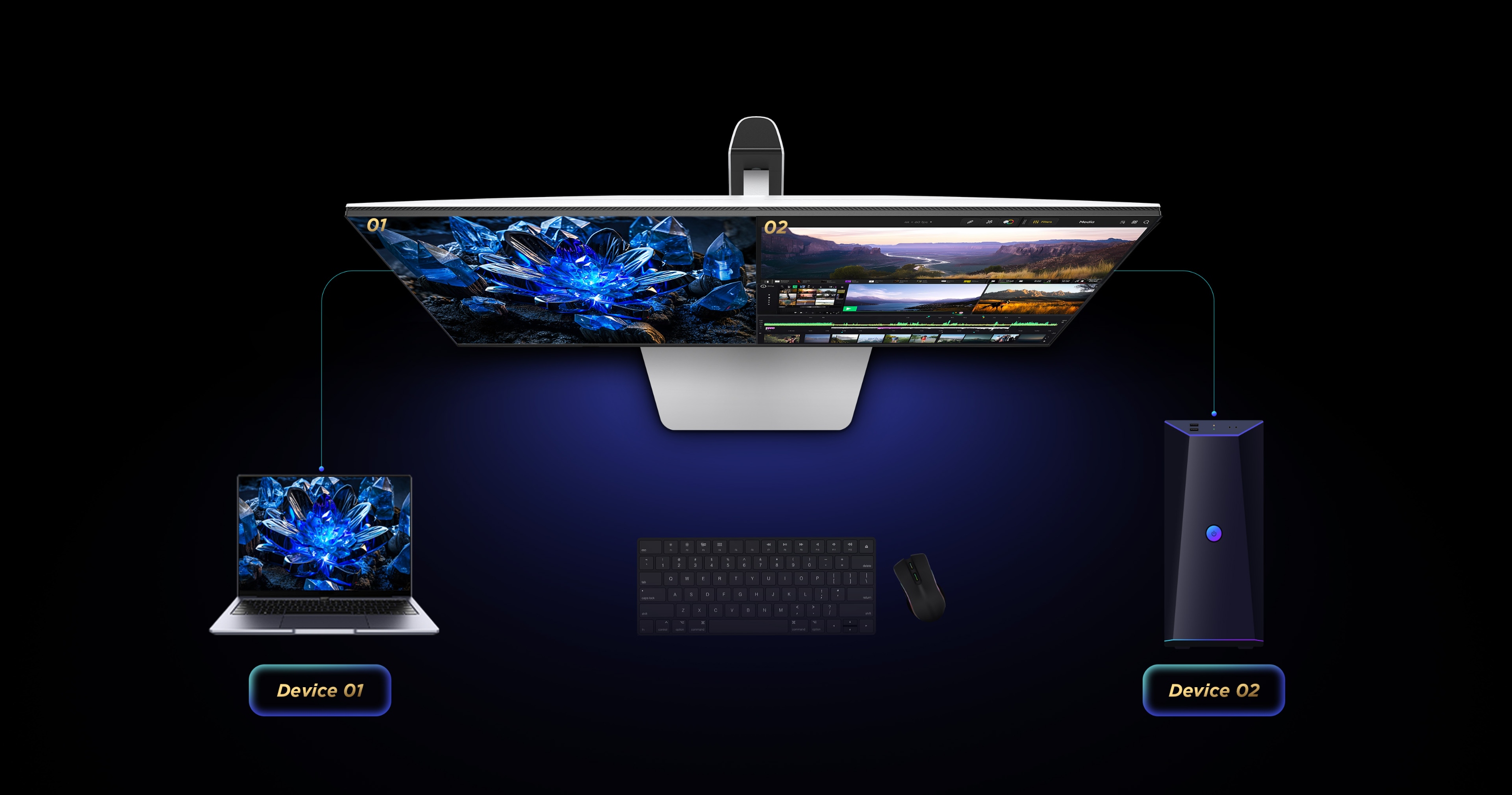 TCL 27R73Q Monitor with TCL CSOT Fast-HVA screen