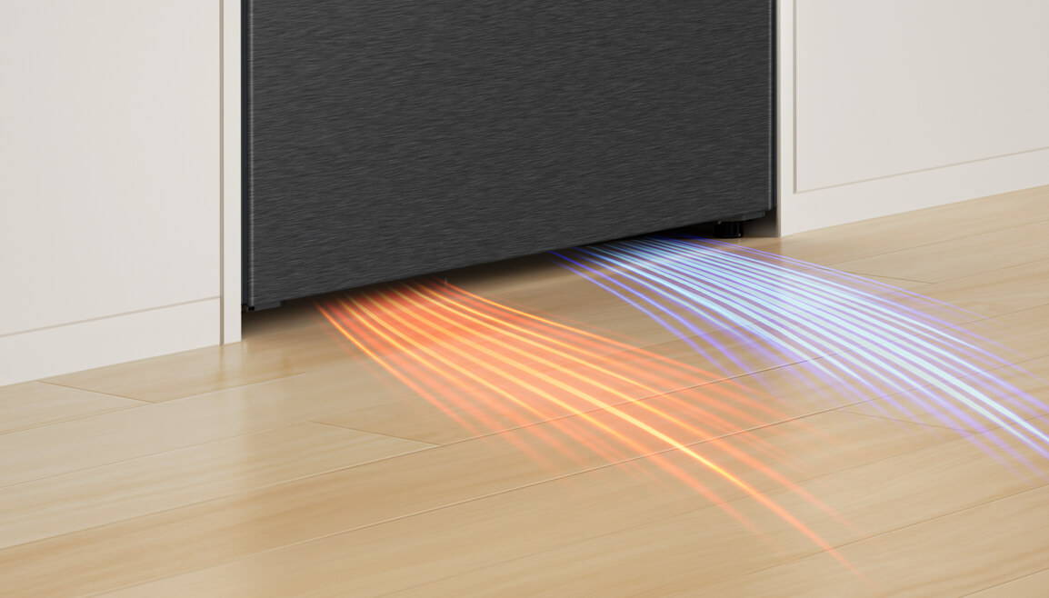 TCL Refrigerator Stable Recessed Hinges