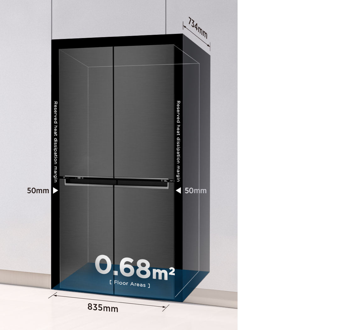 Conventional Refrigerator 506L Capacity 