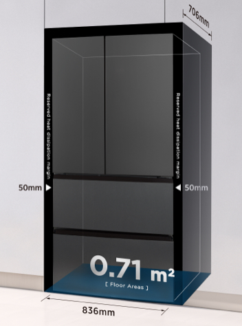485L efficient use of space