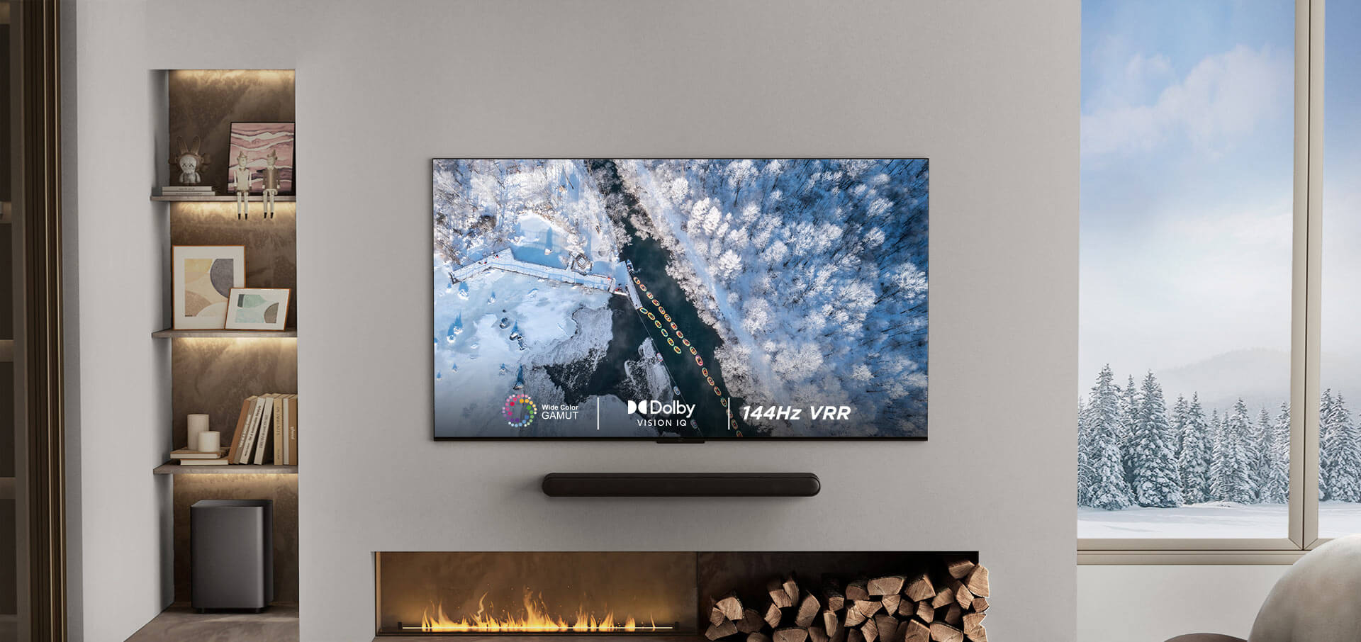 What is a backlight in an LED TV?