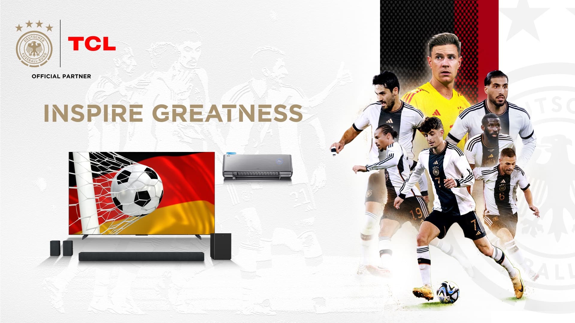 TCL Becomes the Official Partner of The DFB (German Football Association) And the German National Football Team