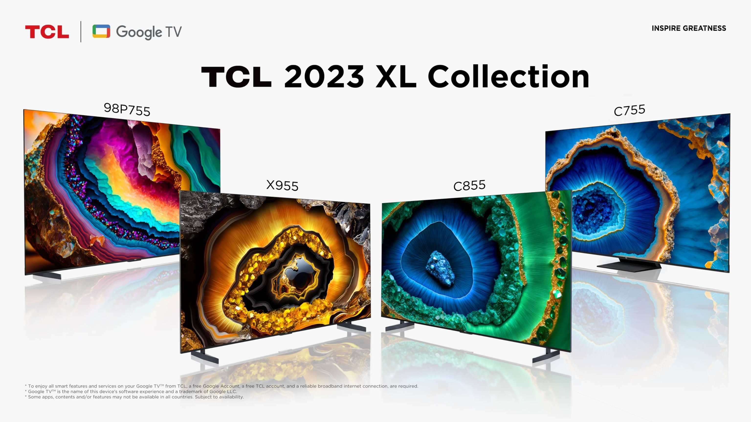 TCL Presenta la Ùltima línea de televisores LED QD-Mini Premium Extragrandes y Electrodomésticos Inteligentes para Transformar el Entretenimiento en el Casa e Inspirar la Grandeza a Nivel Mundial