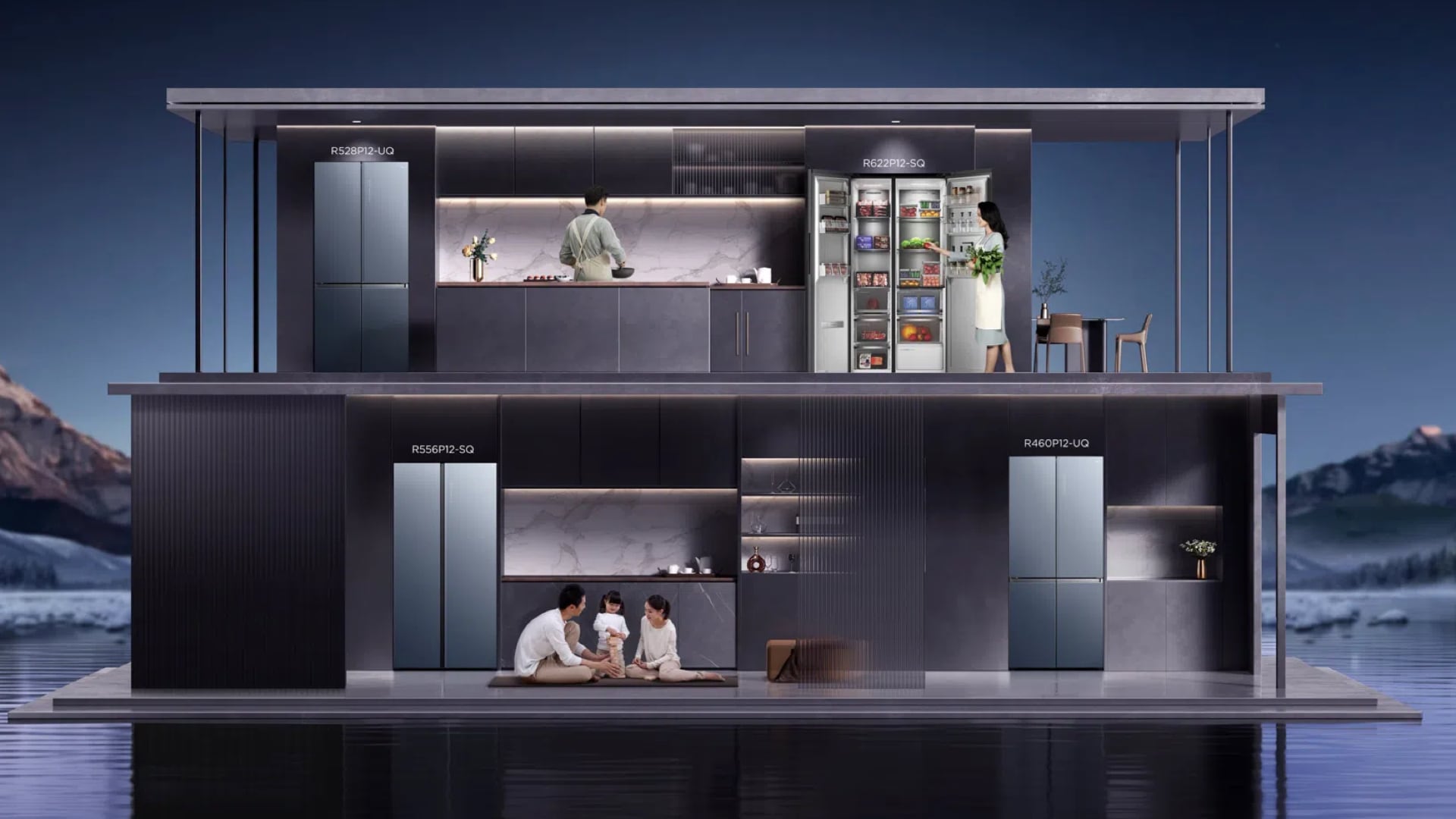 TCL 超薄零嵌系列冰箱