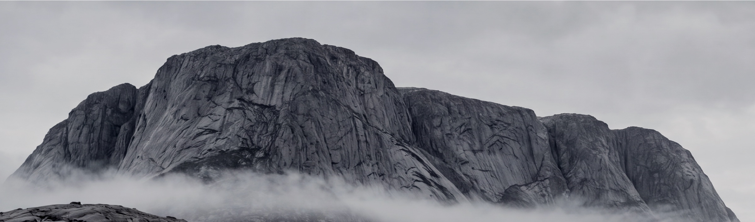 Mist Valley Grey Background