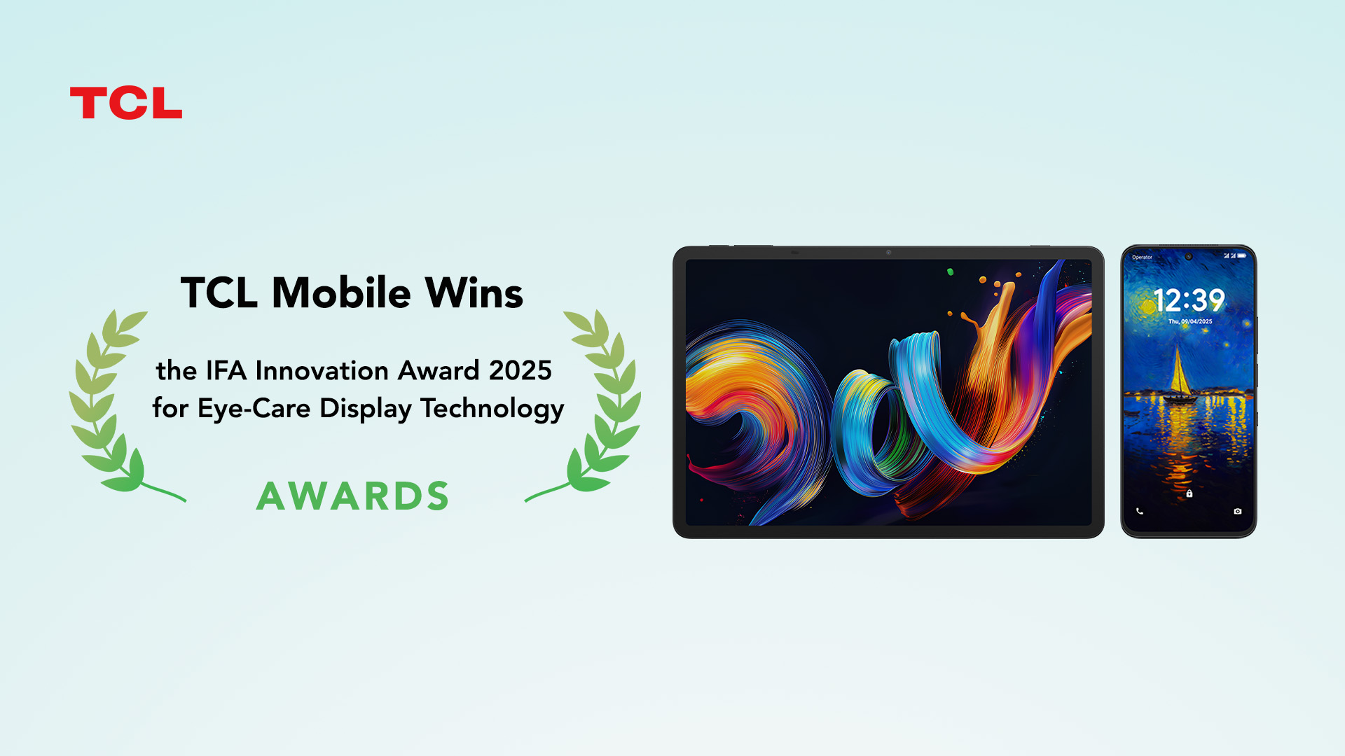 TCL Mobile Wins the IFA Innovation Award 2025 for Eye-Care Display Technology