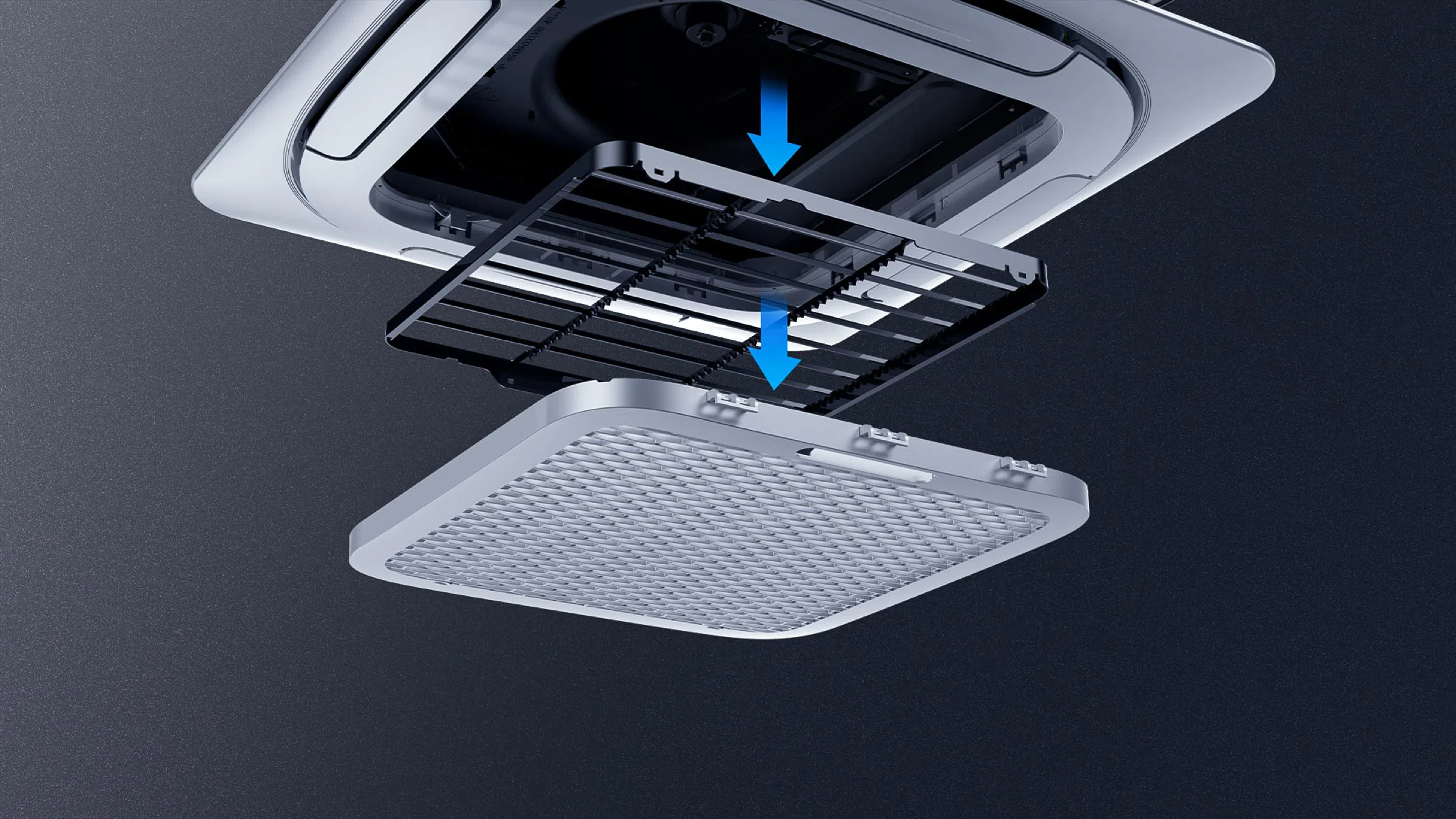 TCL Ceiling Mounted AC Easy to Clean Filter