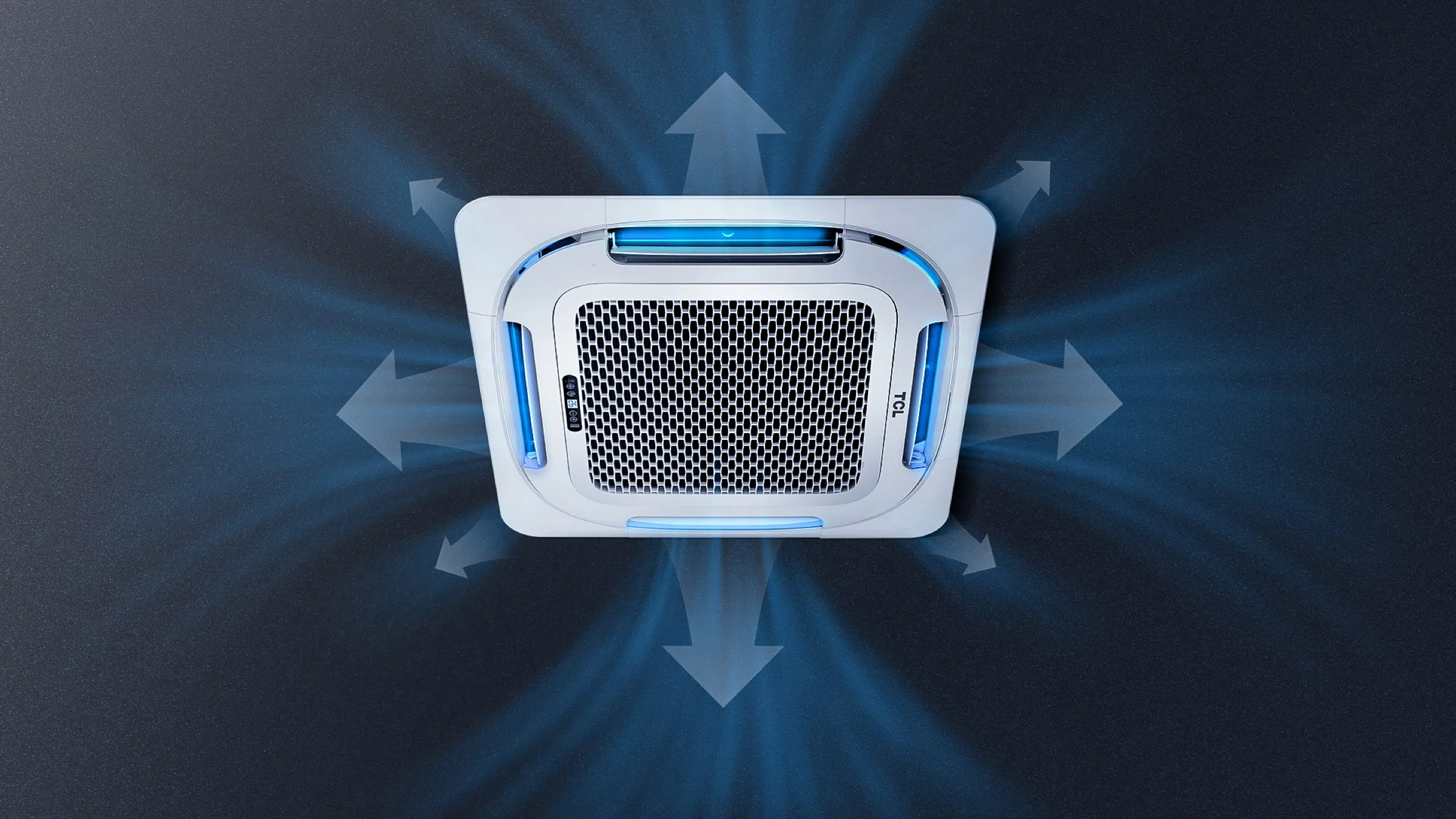 TCL Ceiling Mounted AC Eight Dimensions Swing