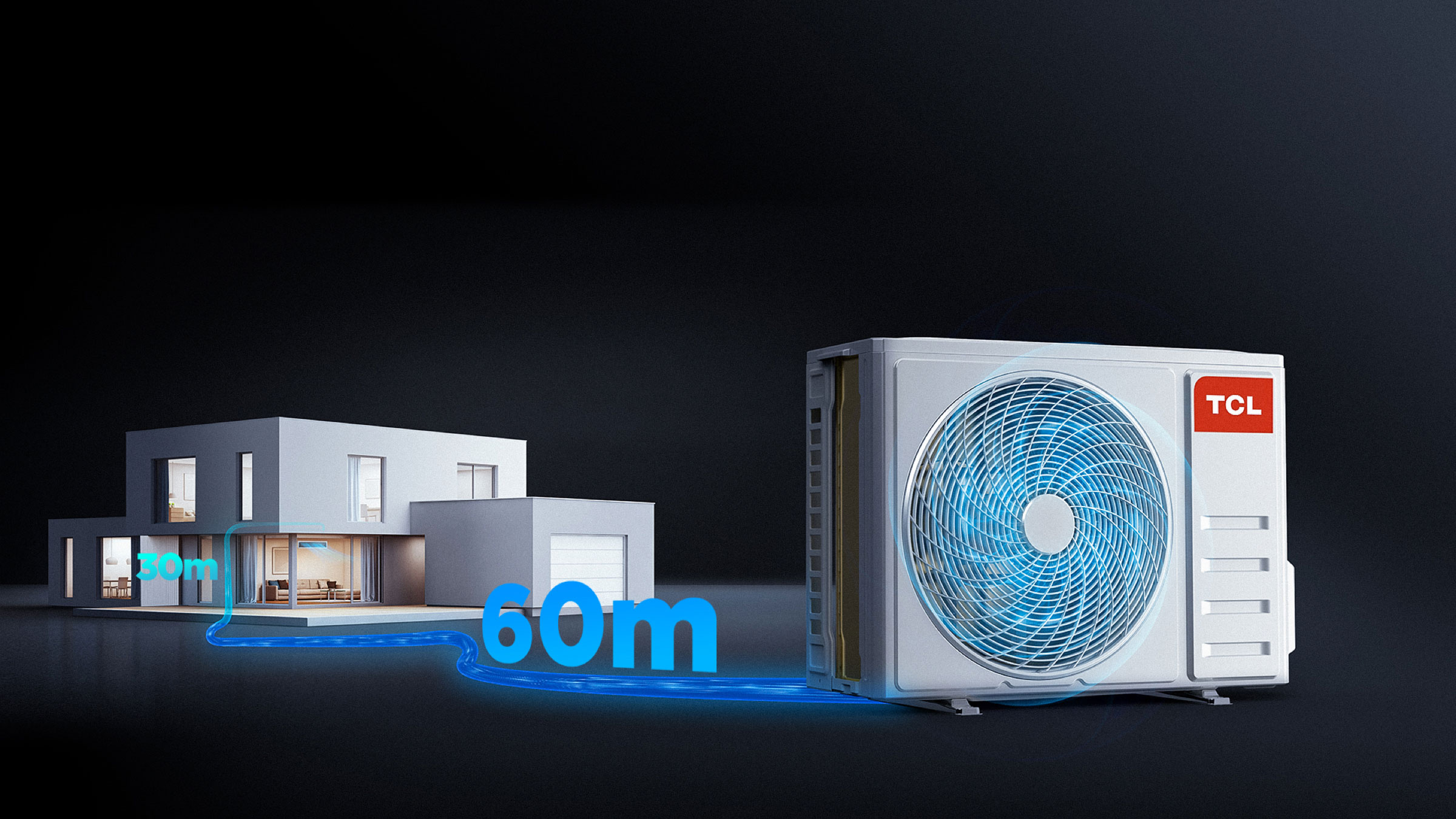 Długa instalacja freonowa