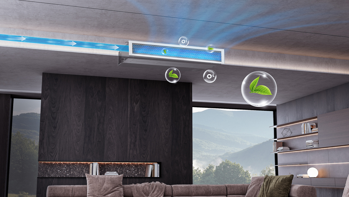 TCL Ducted Air Conditioner Reserved Fresh Air Duct