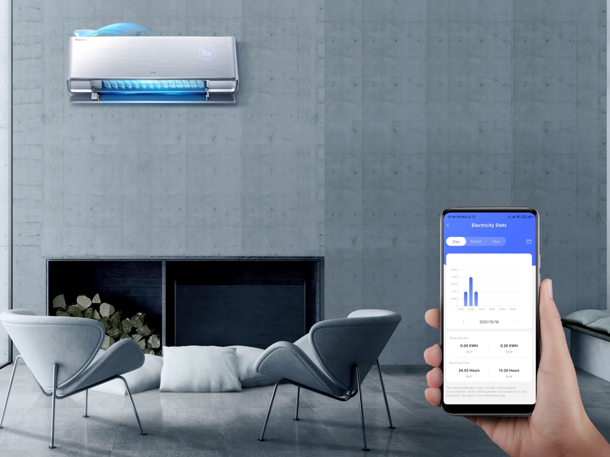 TCL AC Easy to Monitor the Consumption