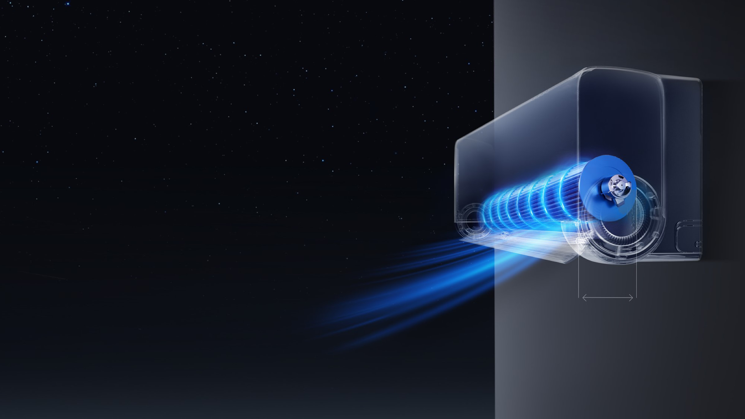 Cross Flow ventilator