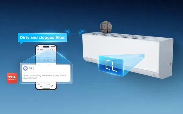 TCL SaveIN AI AC Filter Cleaning Reminder