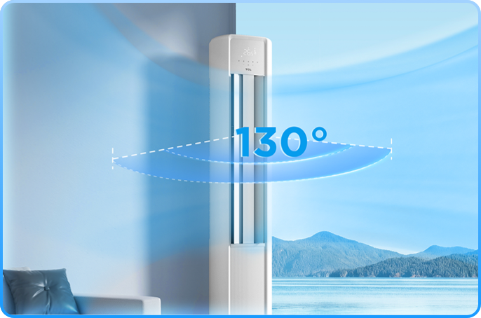 130°surround airflow