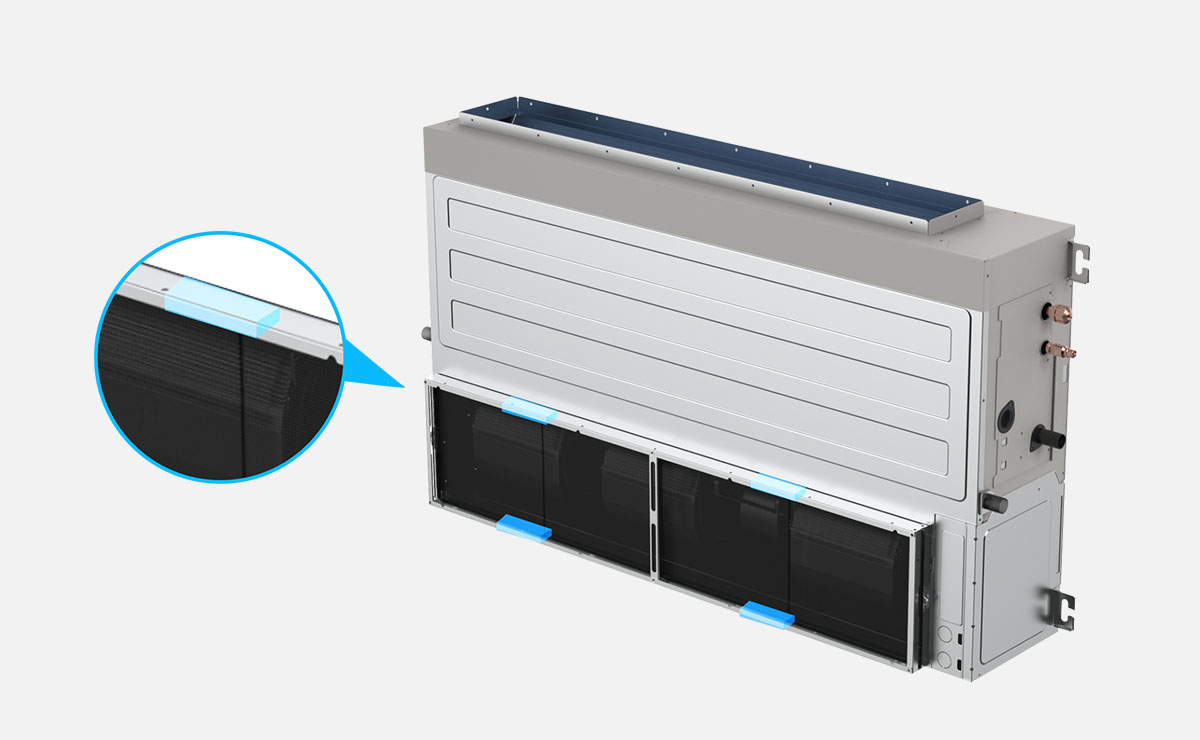 TCL High ESP Duct Filters is easy for replacing and cleaning