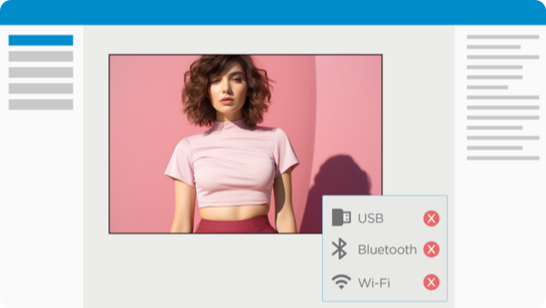 P20M Digital Signage Real-time Remote Monitoring and Security Control
