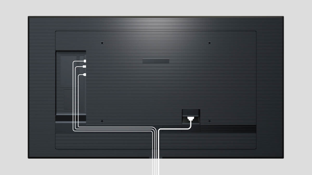 Neat and clean back panel design