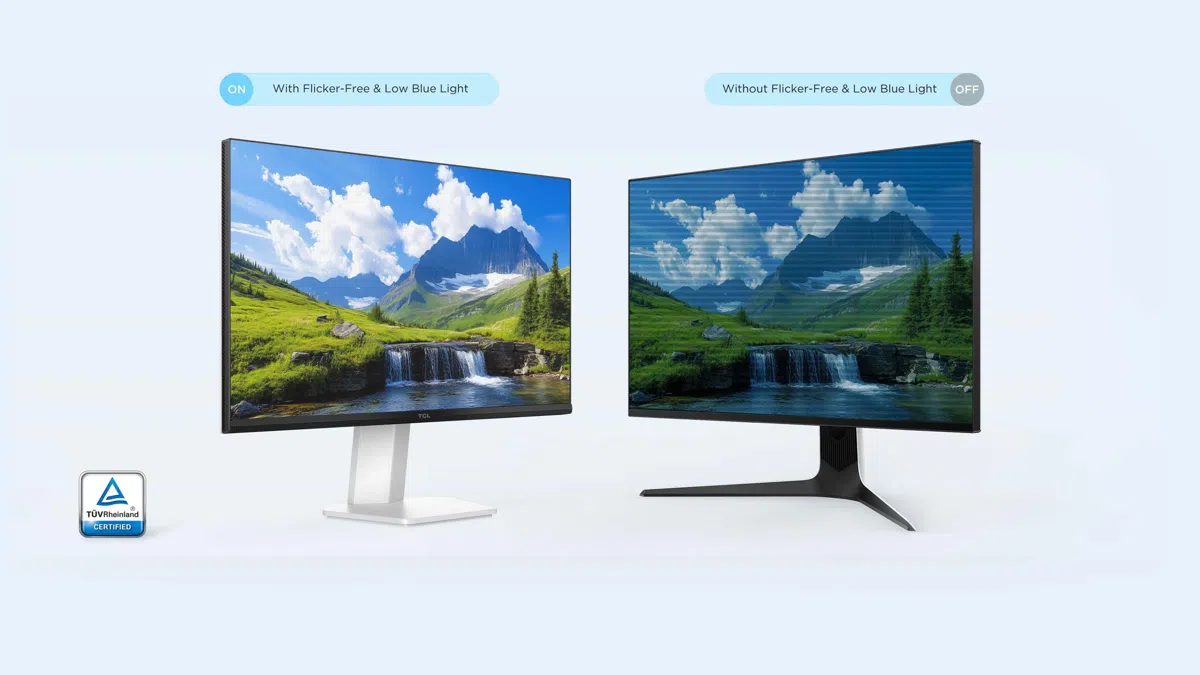 Rheinland Flicker-Free & Low Blue Light מסך מחשב גיימינג 25G54 Mini LED Monitor מבית TCL
