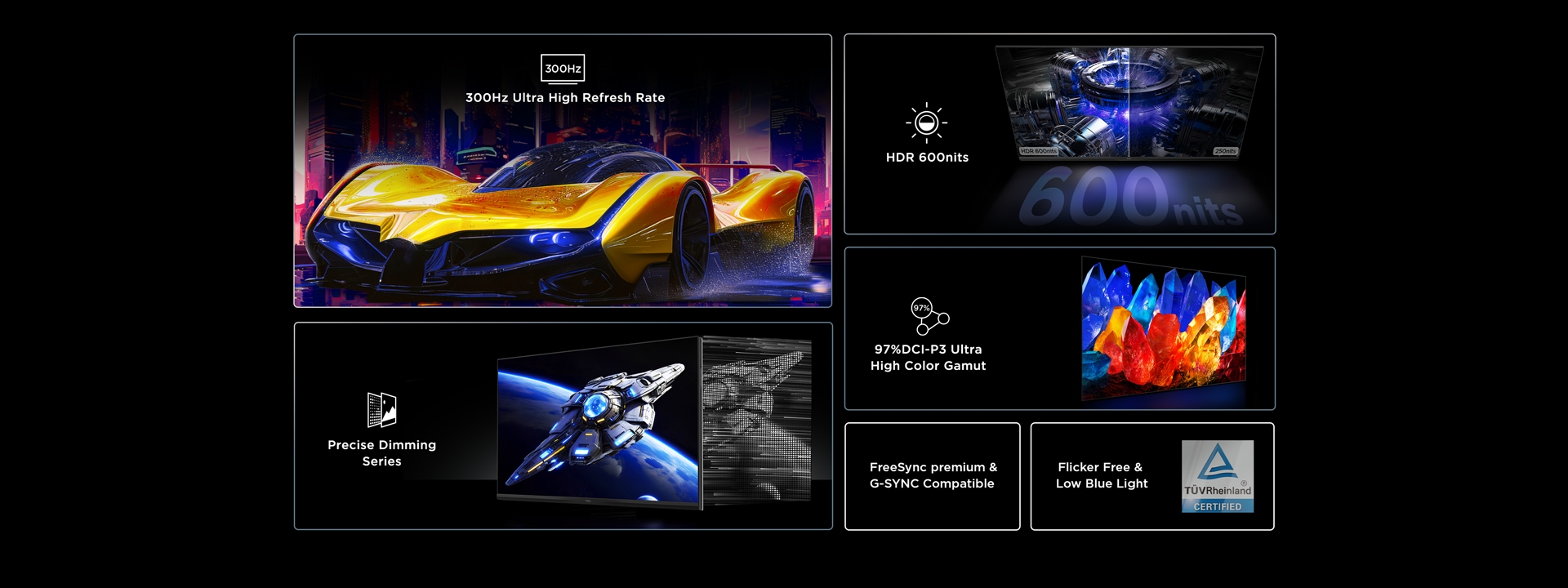 TCL 27R73Q HDR Professional Monitor Features