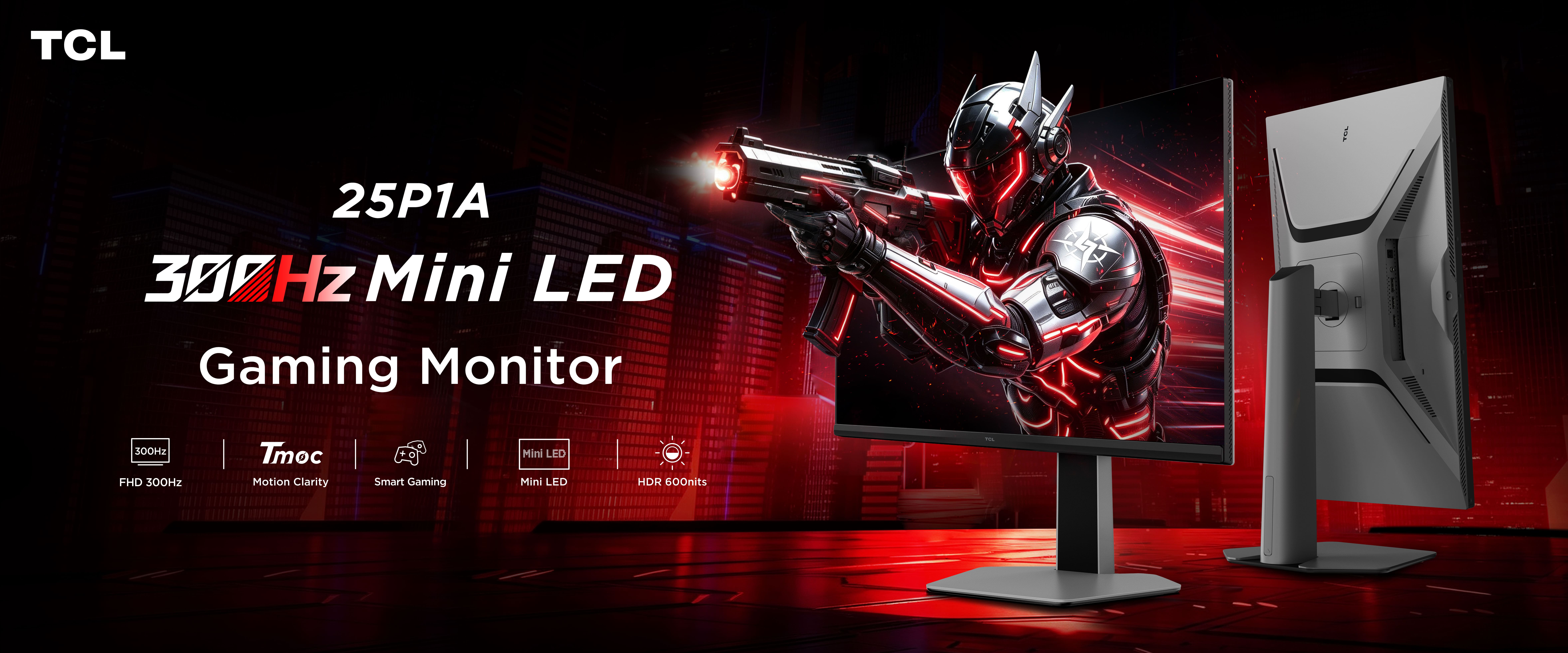 TCL 27P2A 200Hz Mini LED Gaming Monitor 