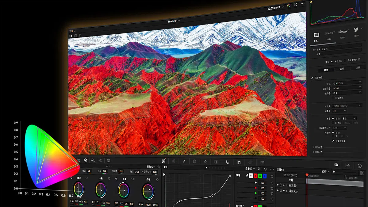 ΔE<2 Professional Color Accuracy