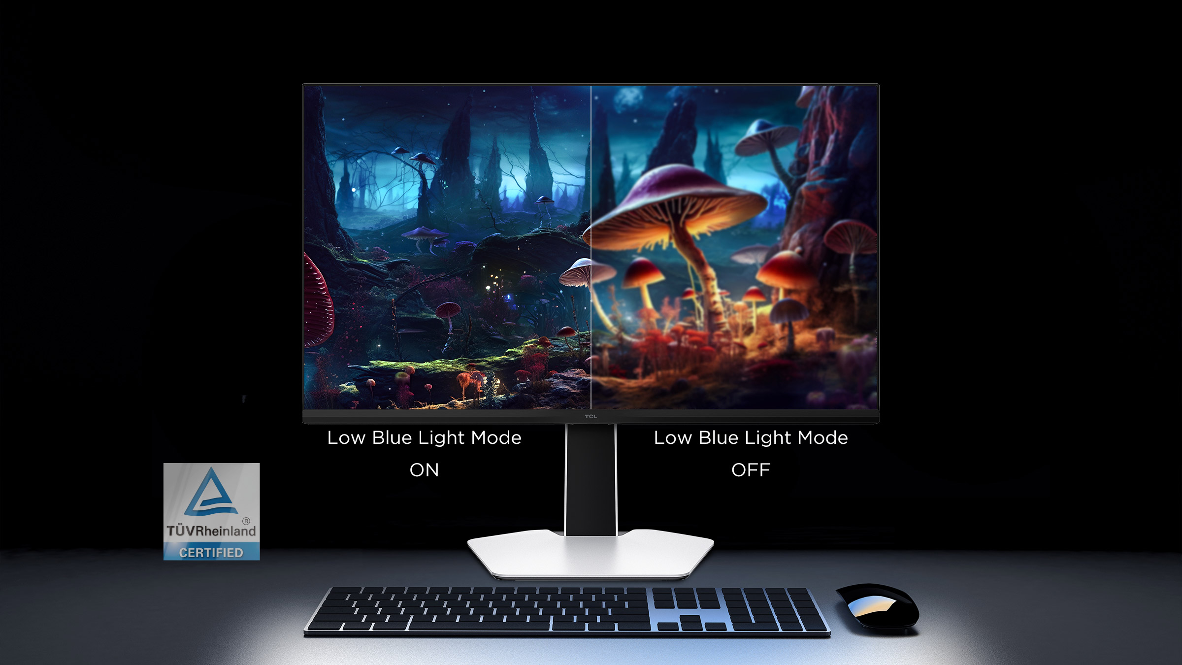 TCL 27R73Q Monitor Low Blue Light Mode