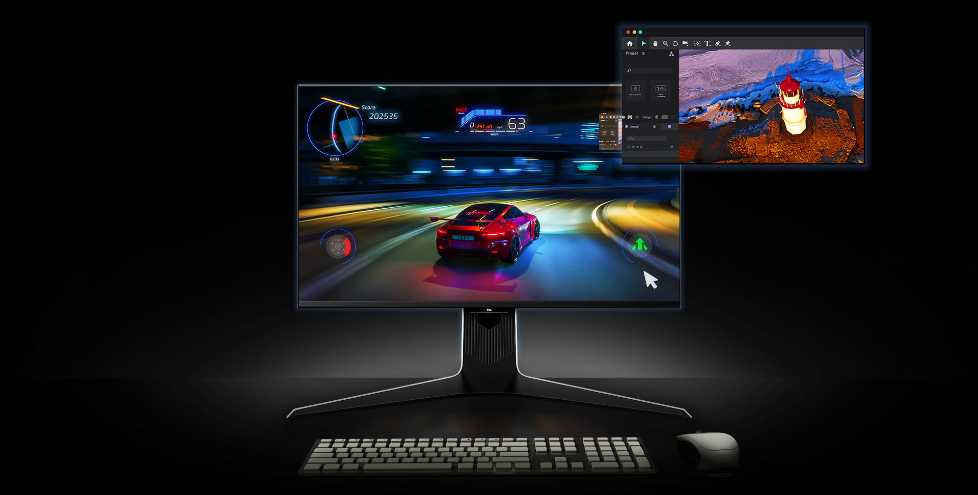 TCL Monitor 27R83U-4K QLED Monitor | TCL Japan
