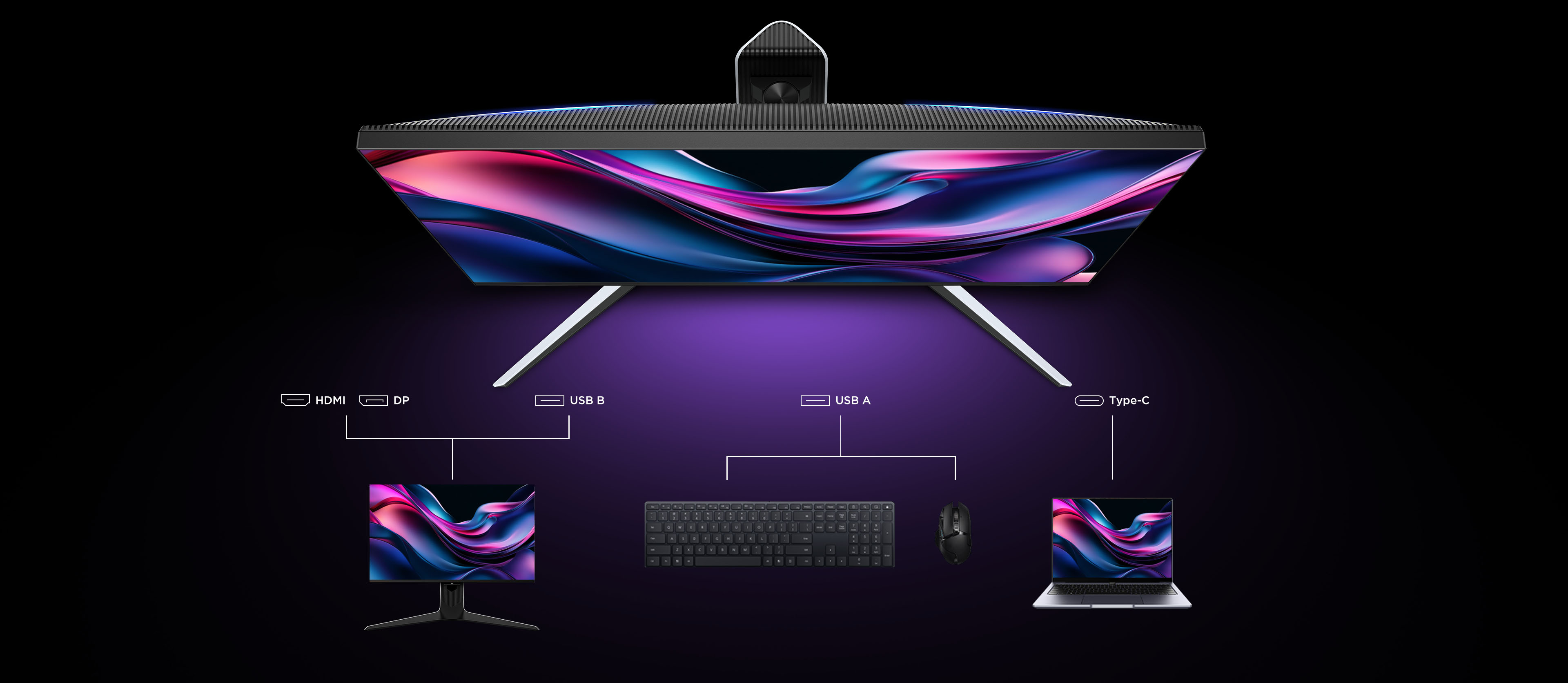 TCL 27R73Q Monitor with TCL CSOT Fast-HVA screen