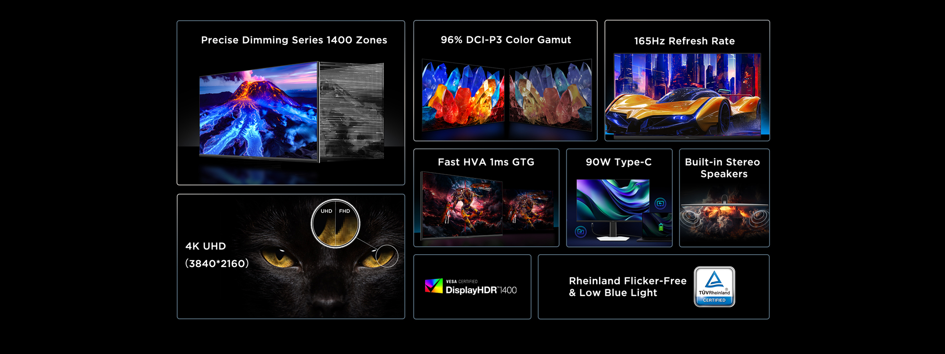 TCL 27R73Q HDR Professional Monitor Features