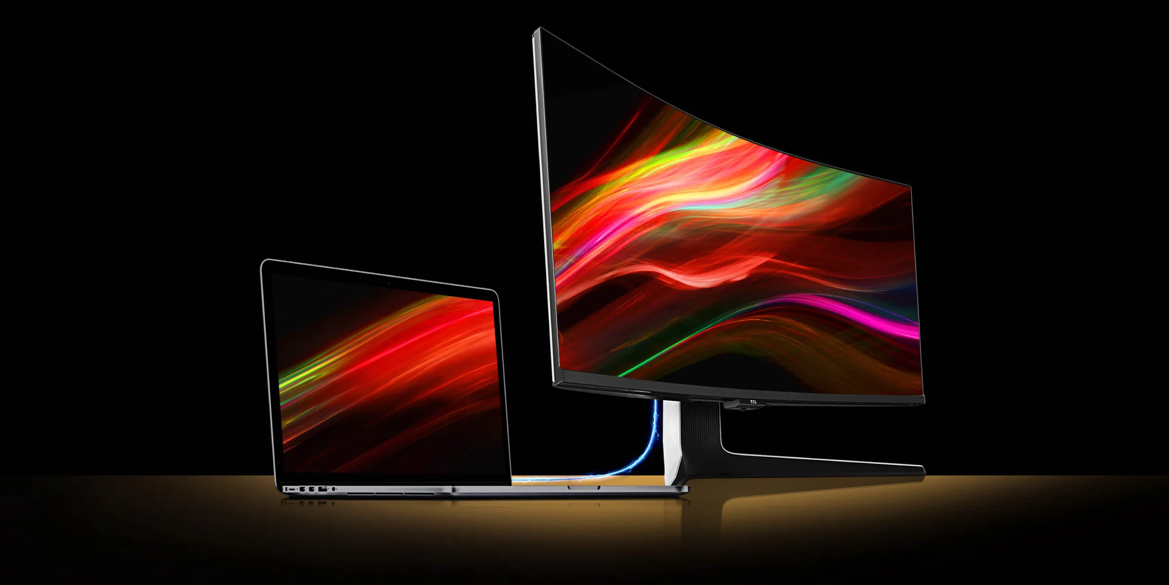 מסך מחשב גיימינג 34 Mini Led 34R83Q מבית TCL - TCL 34R83Q Monitor full-featured 90W Type-C