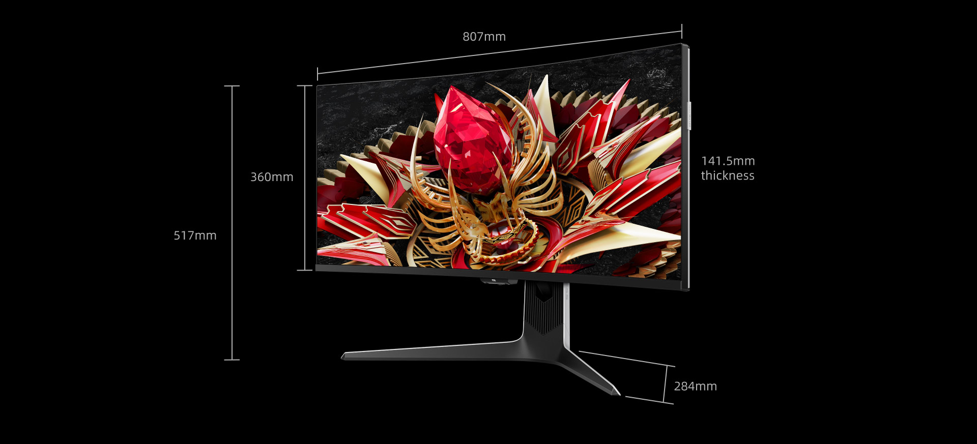 TCL 34R83Q HDR Professional Monitor