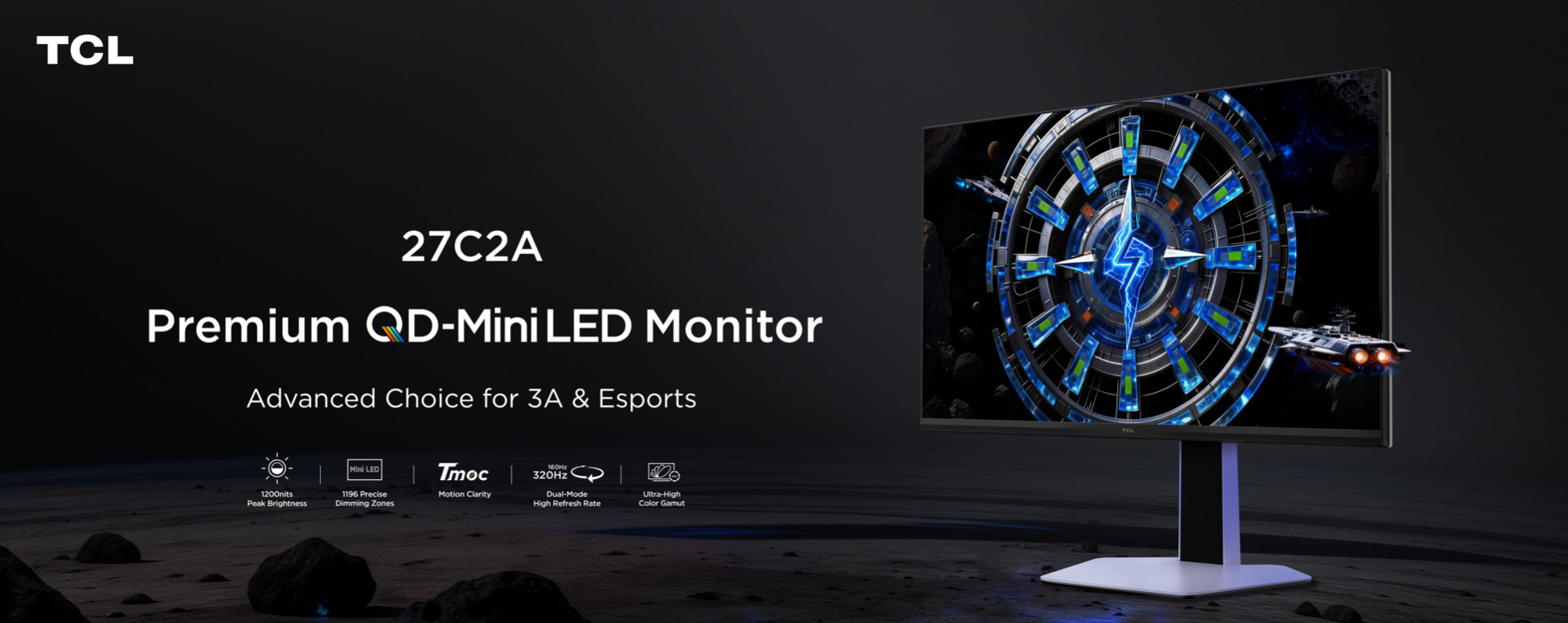 TCL C2A Premium QD-Mini LED Monitor