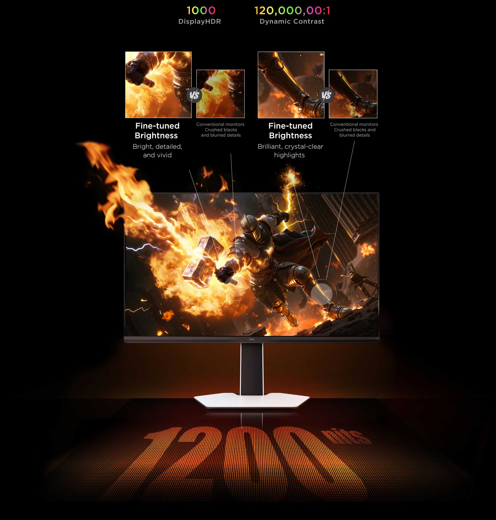 TCL C2A Monitor with Fine-tuned Brightness