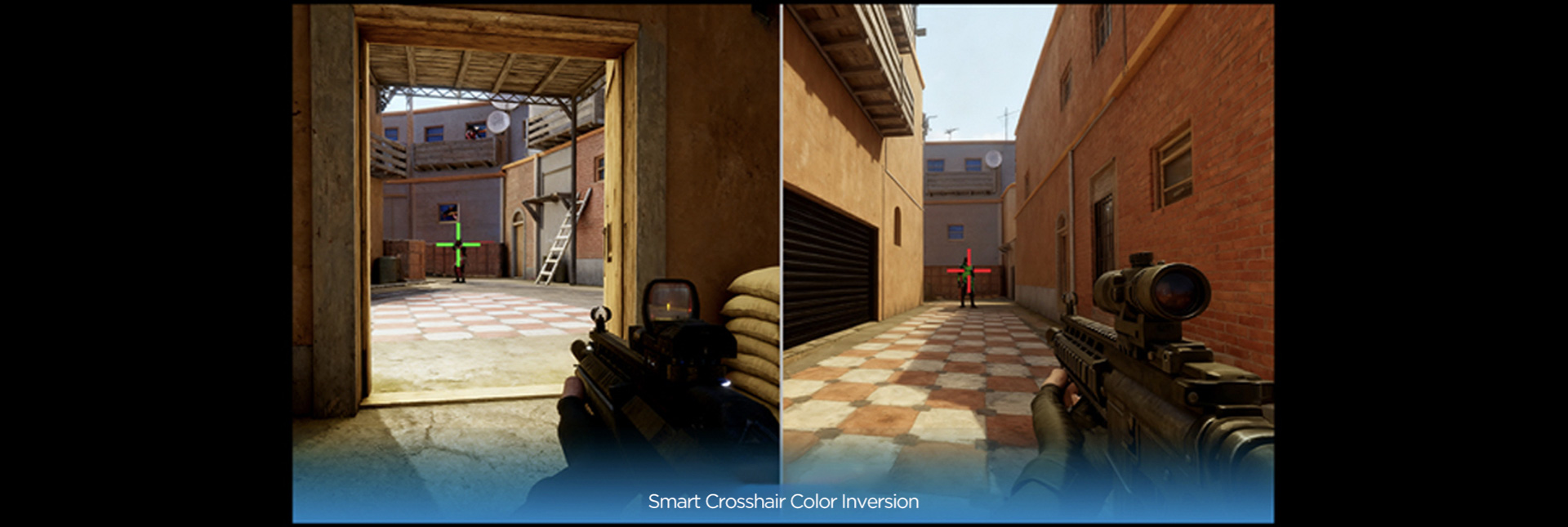 乐竟体育 27C2A Monitor with Smart Crosshair Color Inversion