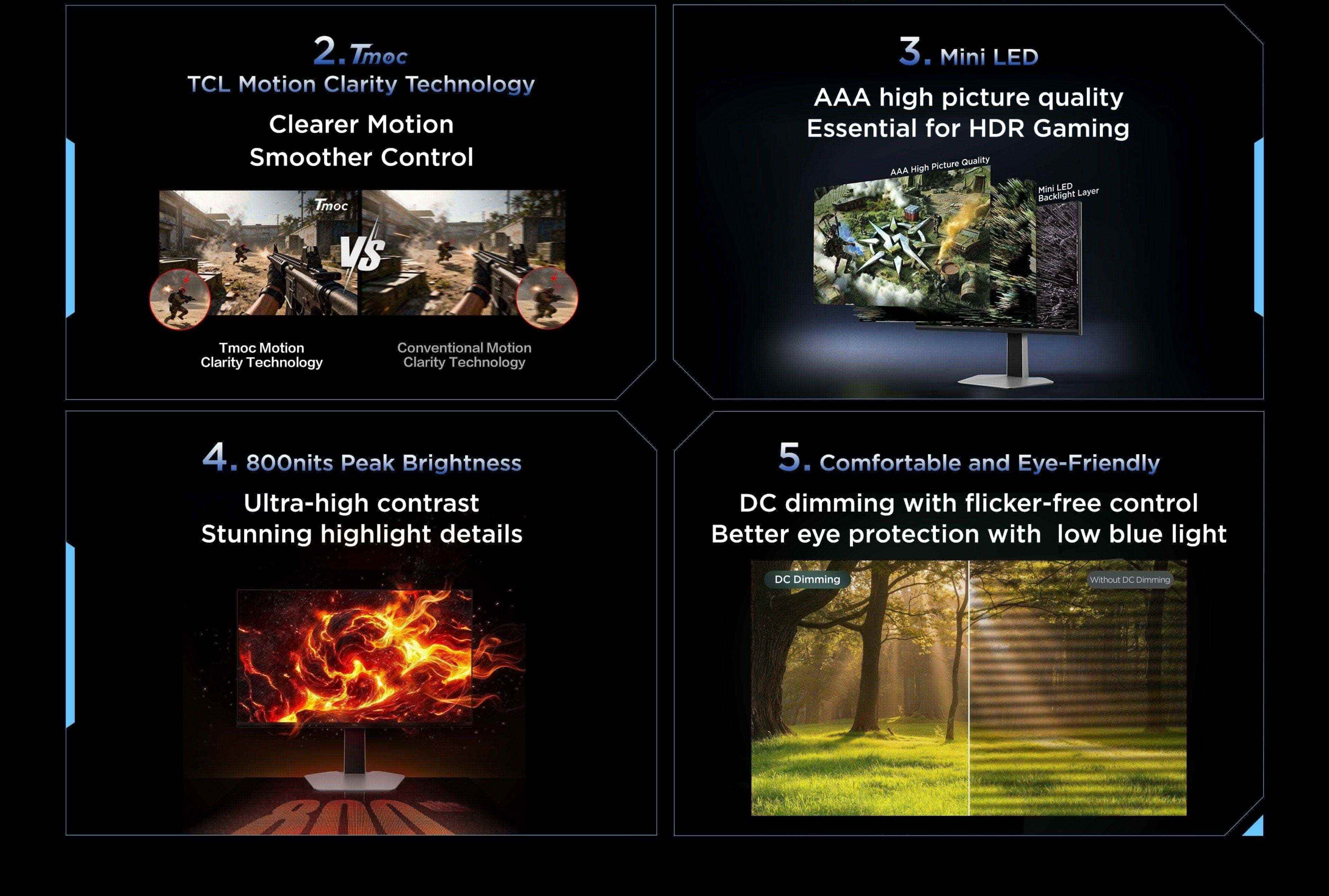 TCL 27P2A Pro Mini LED Monitor Key Features