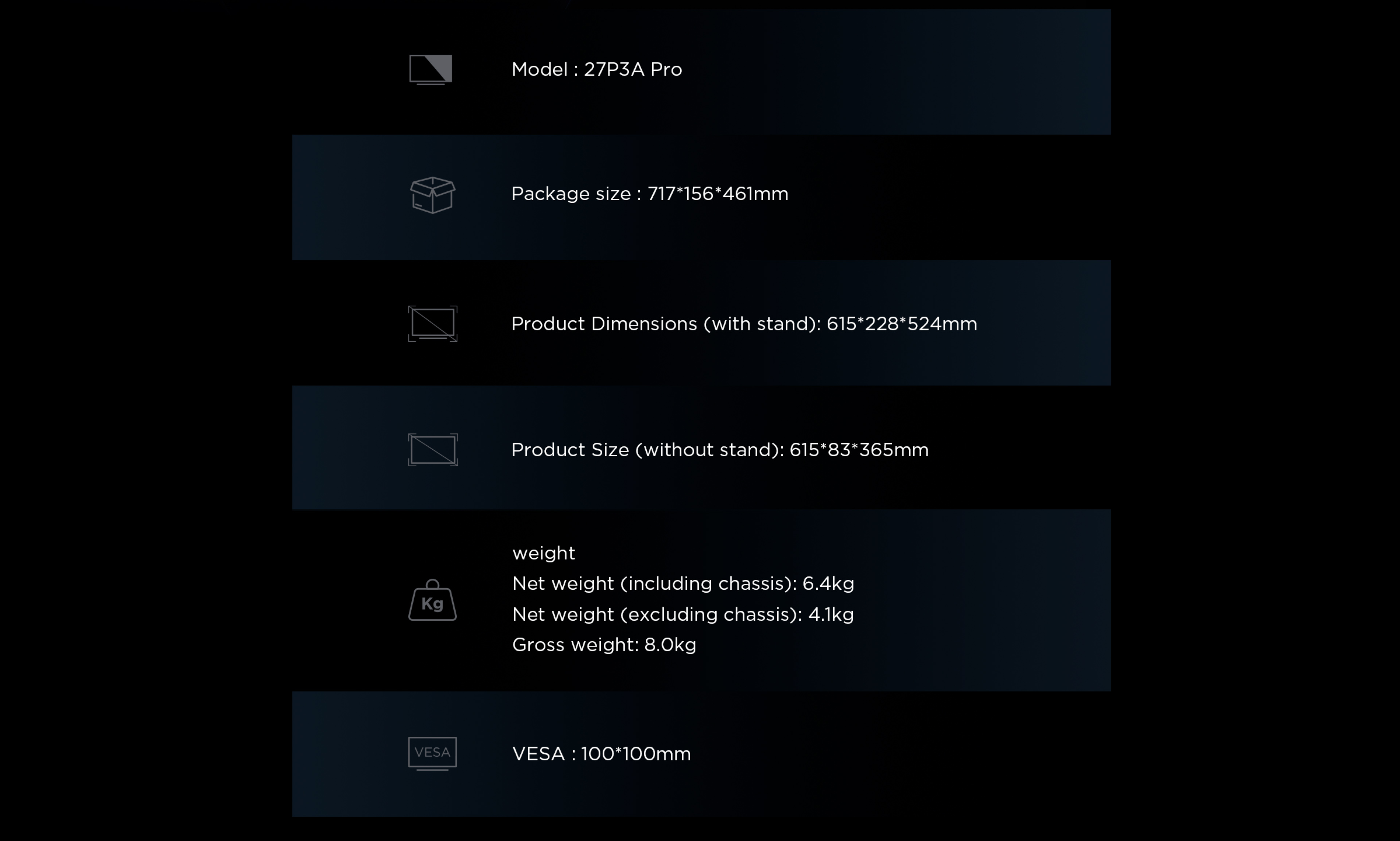 TCL 27P2A Pro 320Hz Mini LED Monitor 800nits Peak Brightness
