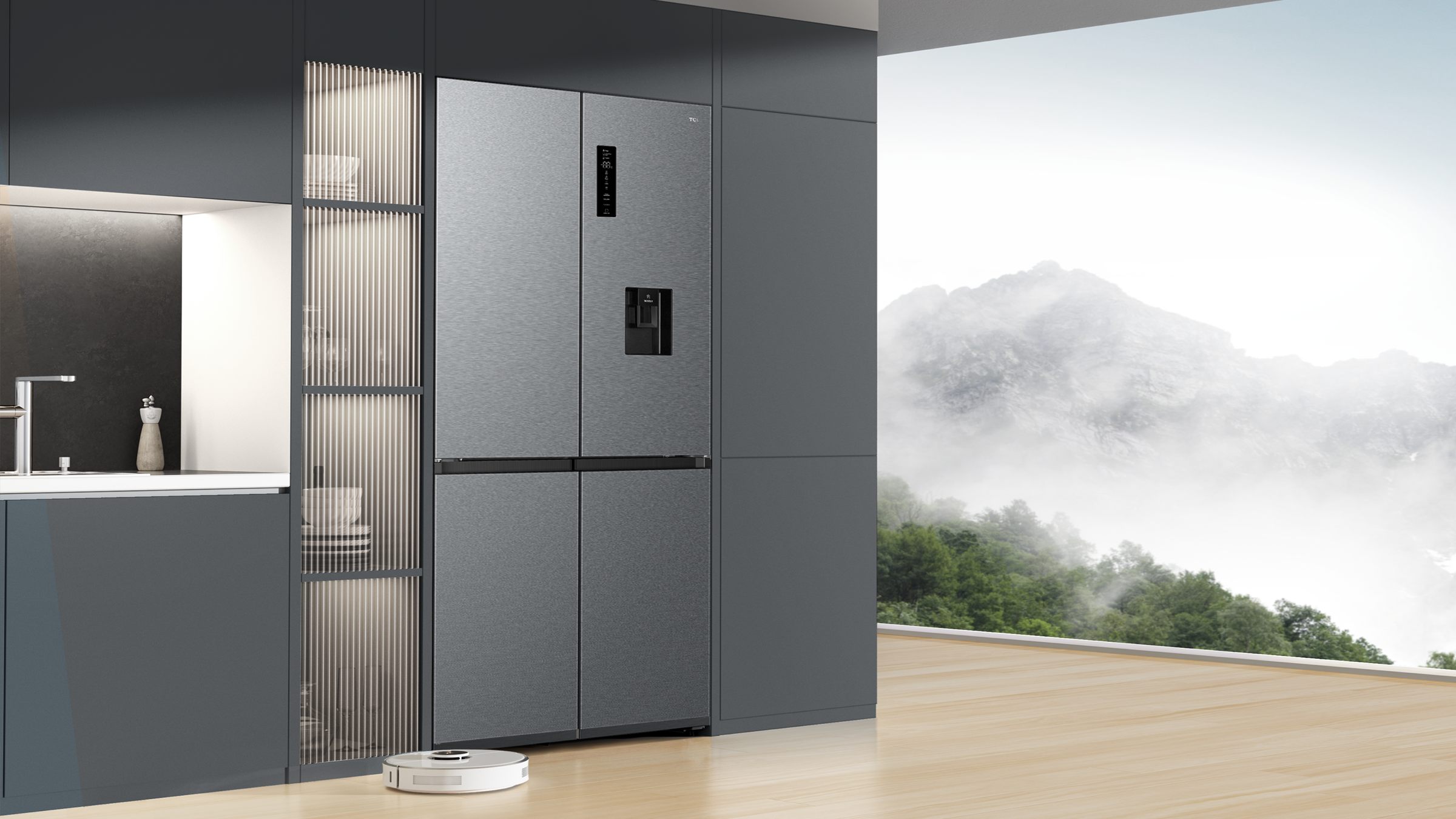 TCL Refrigerator Blend Seamlessly Into Your Cabinets