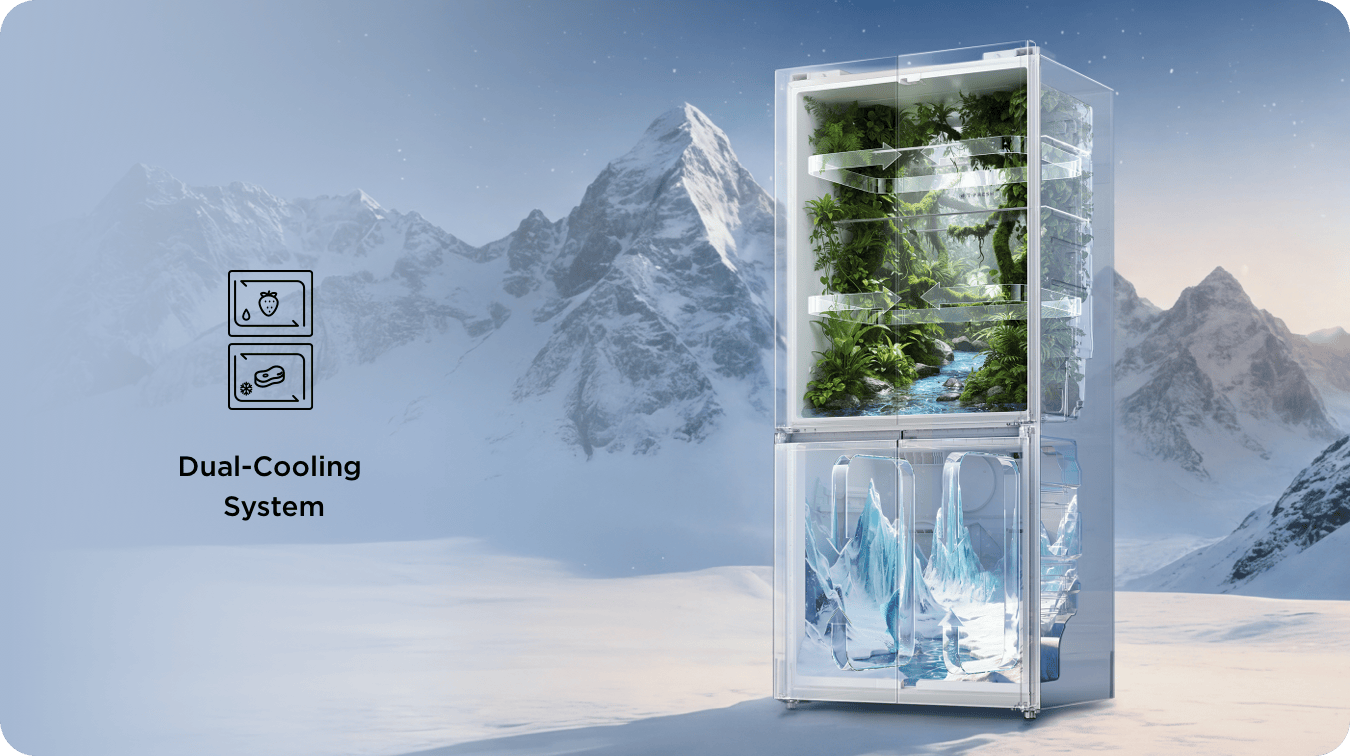 乐竟体育 C508CD Dual-cooling System