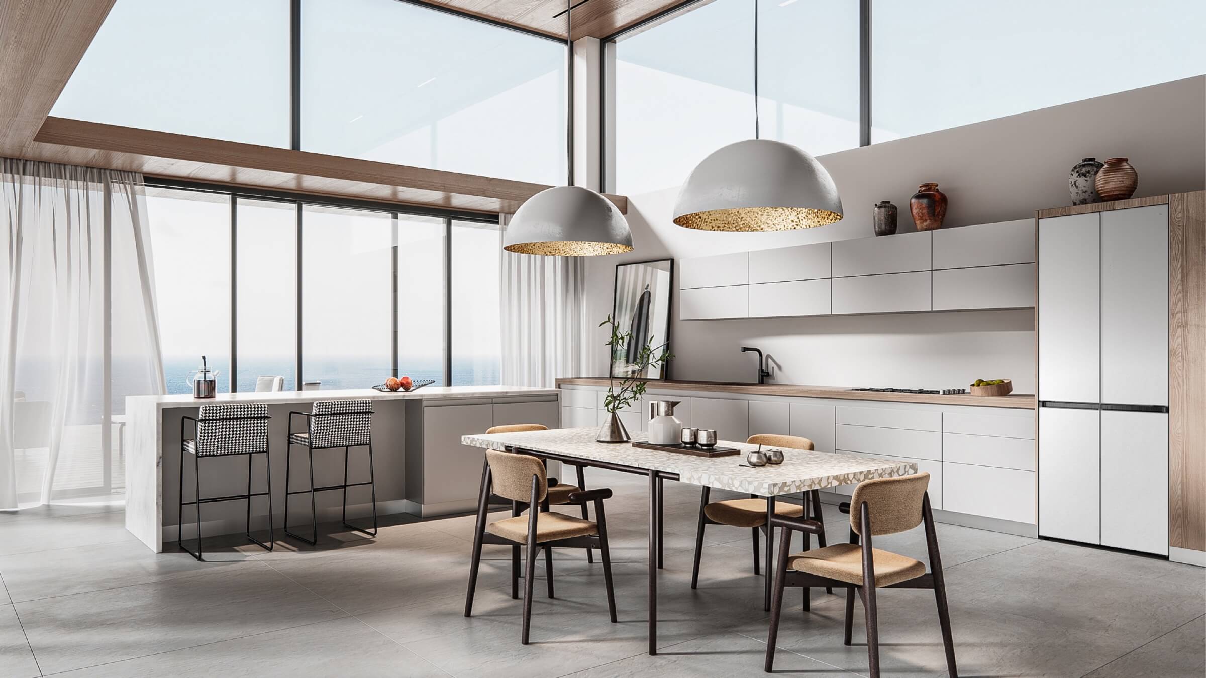 TCL C521CD-Multi Doors Refrigerator diaplay 