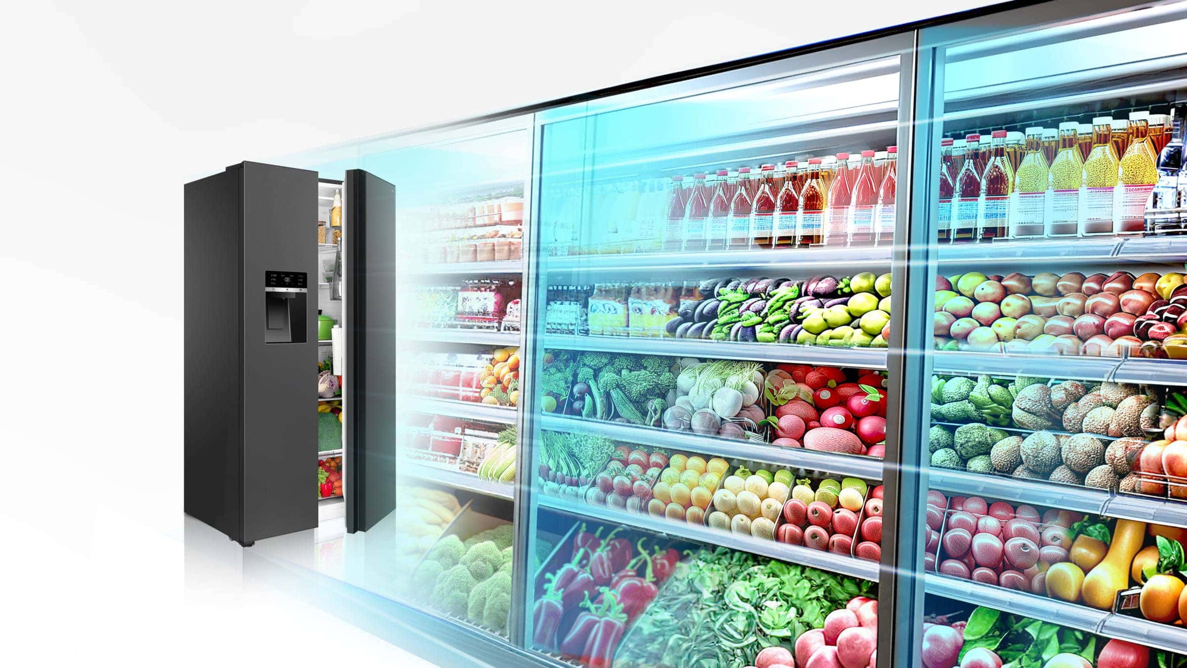 TCL Refrigerator C521CD C575SBIM Super Capacity