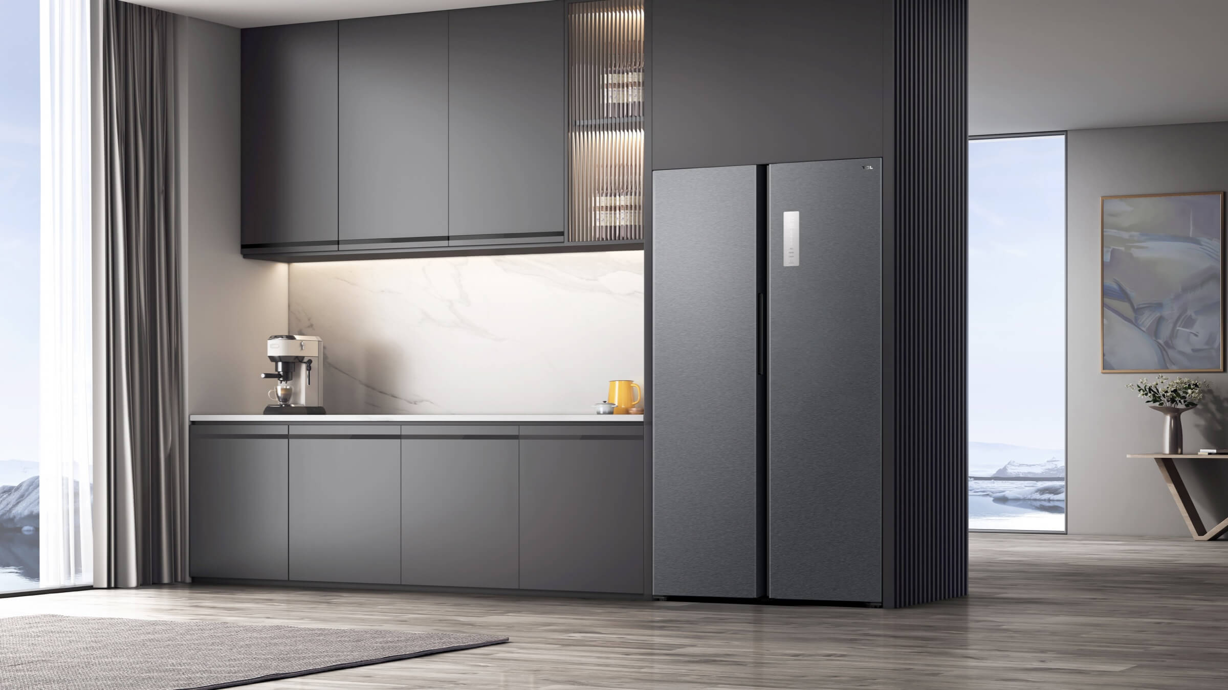 LETOU - ��Ͷ C620SB-Side By Side Refrigerator 608L