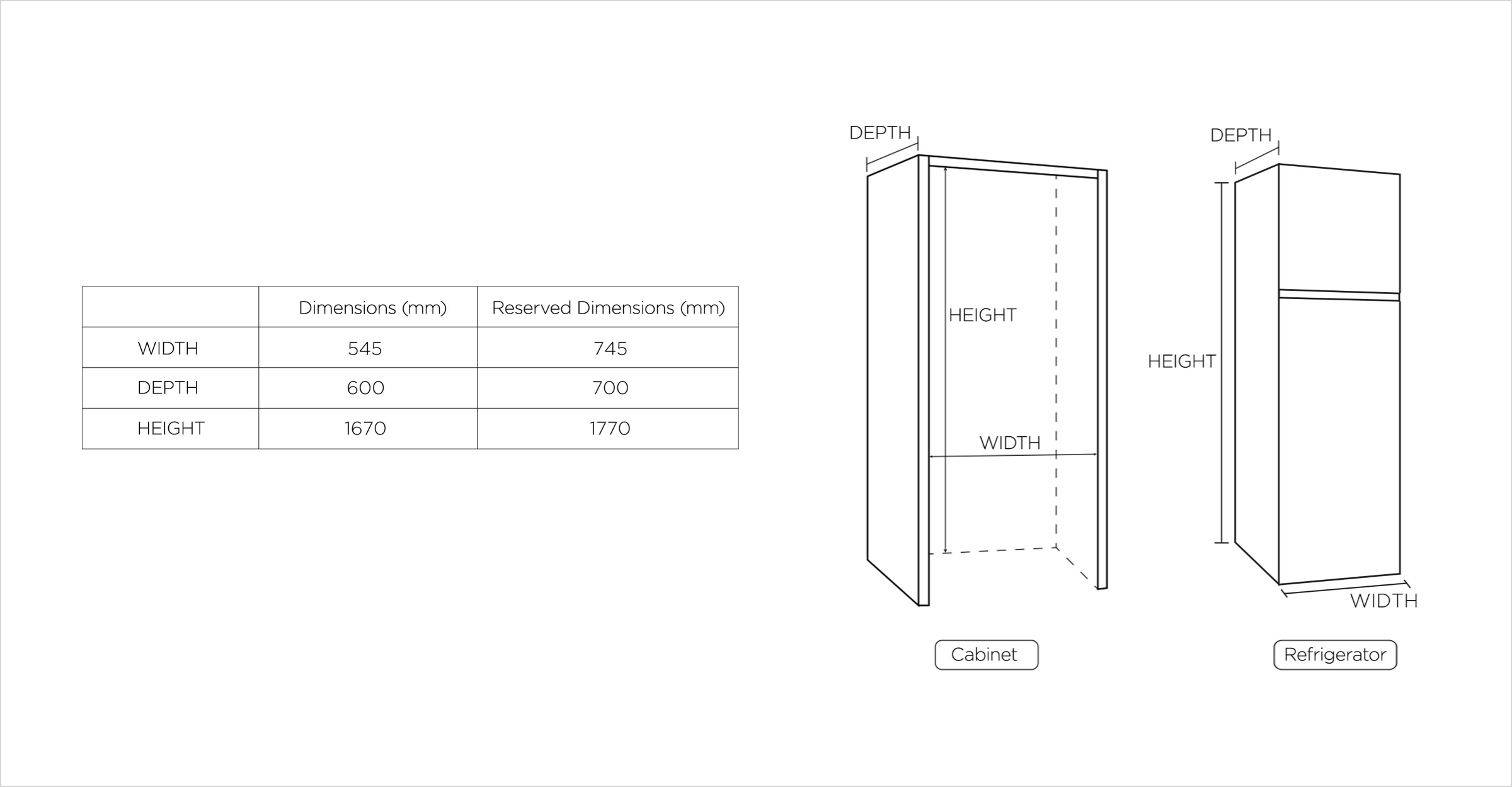 TCL P249TM Top Mount Refrigerator 