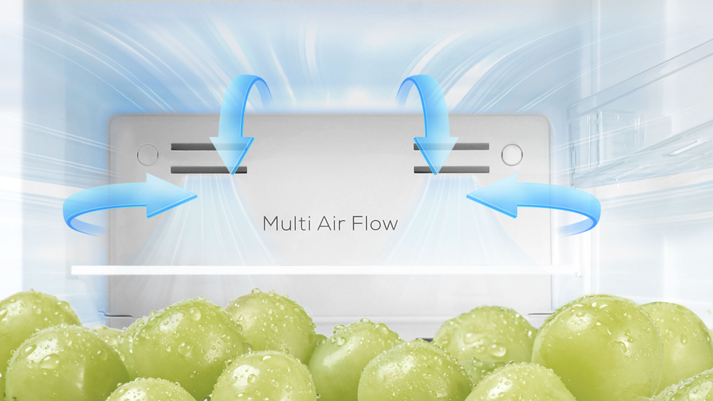TCL P286TM Refrigerator Multi Air Flow