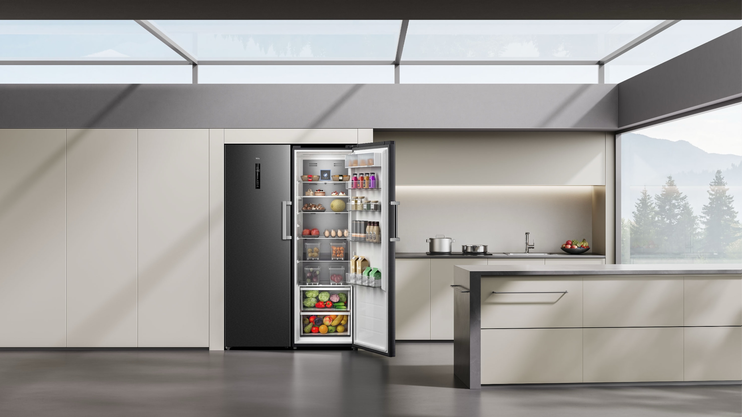 乐竟体育 C387BF-Bottom Freezer Refrigerator 