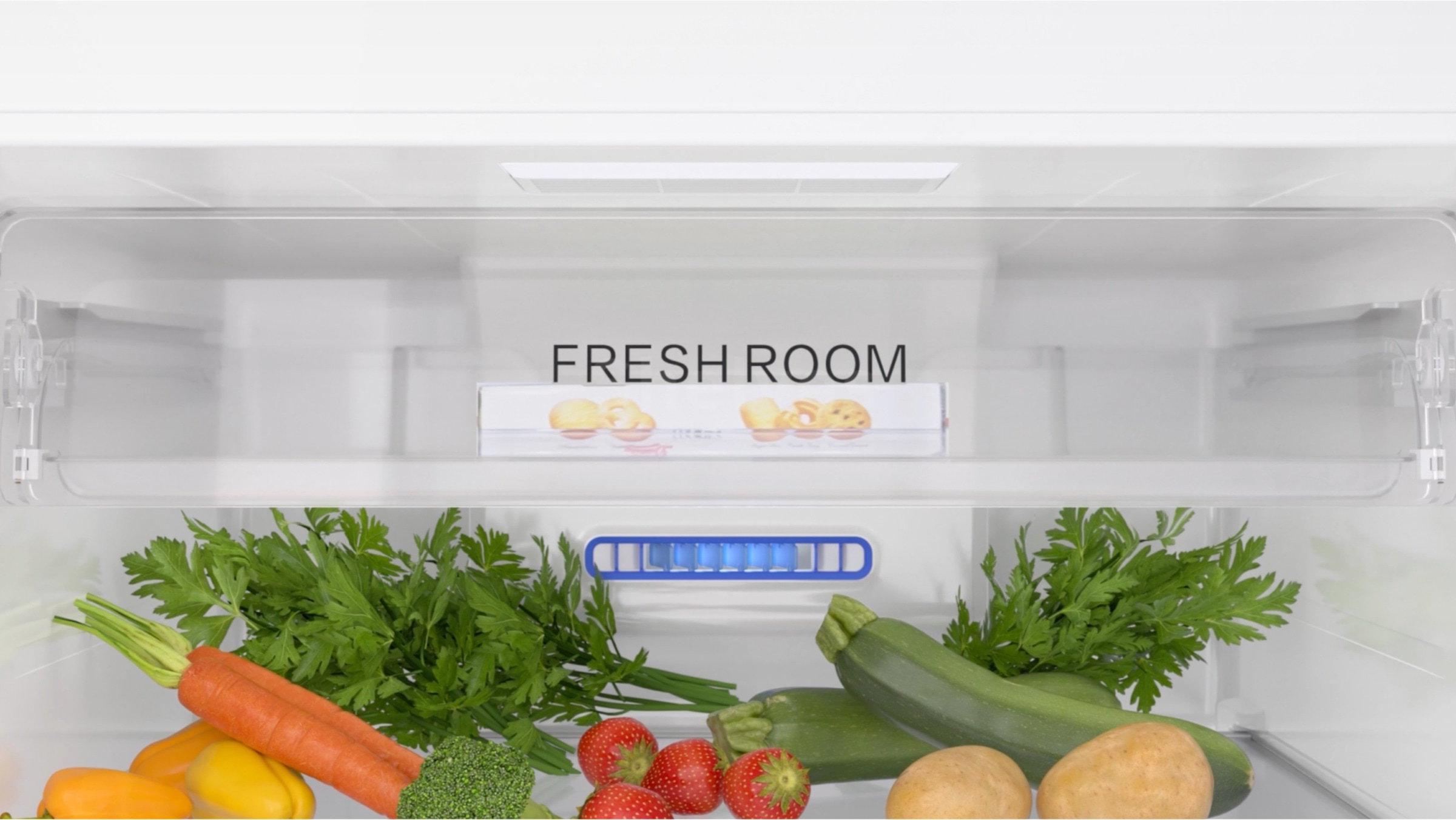 TCL P425TM Top Mount Refrigerator Easy Tray Function