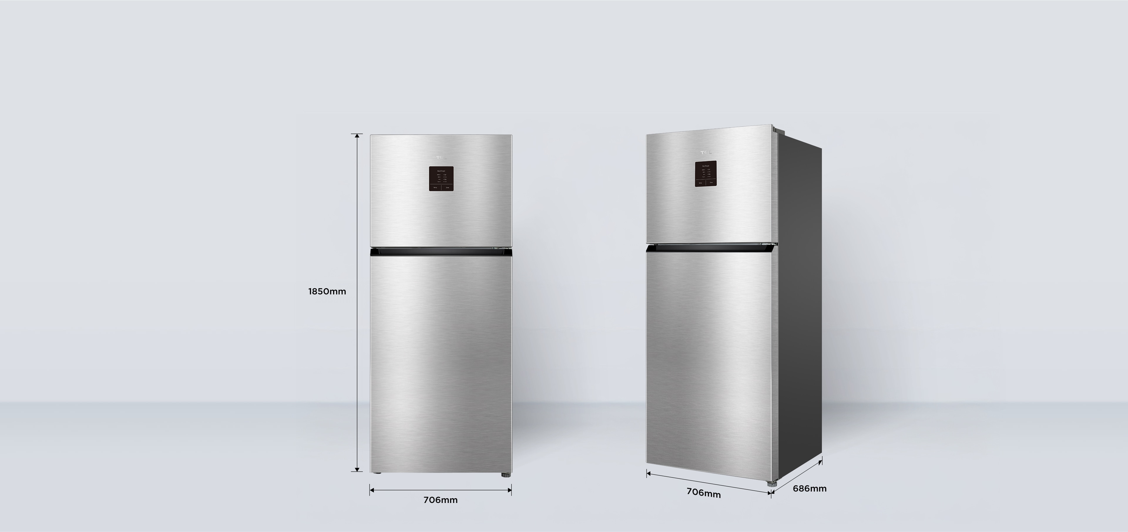 乐竟体育 P465TM Top Mount Refrigerator dimensions 