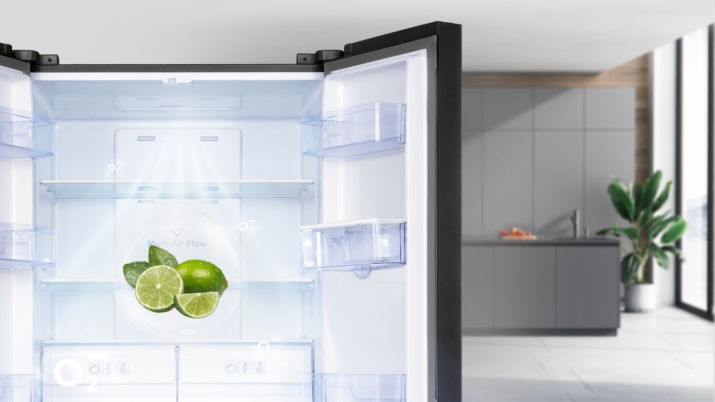 TCL Refrigerator P466CD-Multi Doors AAT Total No Frost-TCL Global