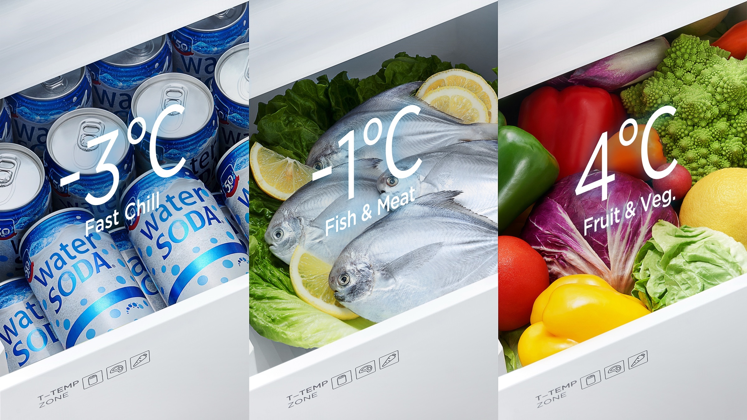 TCL Refrigerator P350BF Variable Zone to Flex the best suit