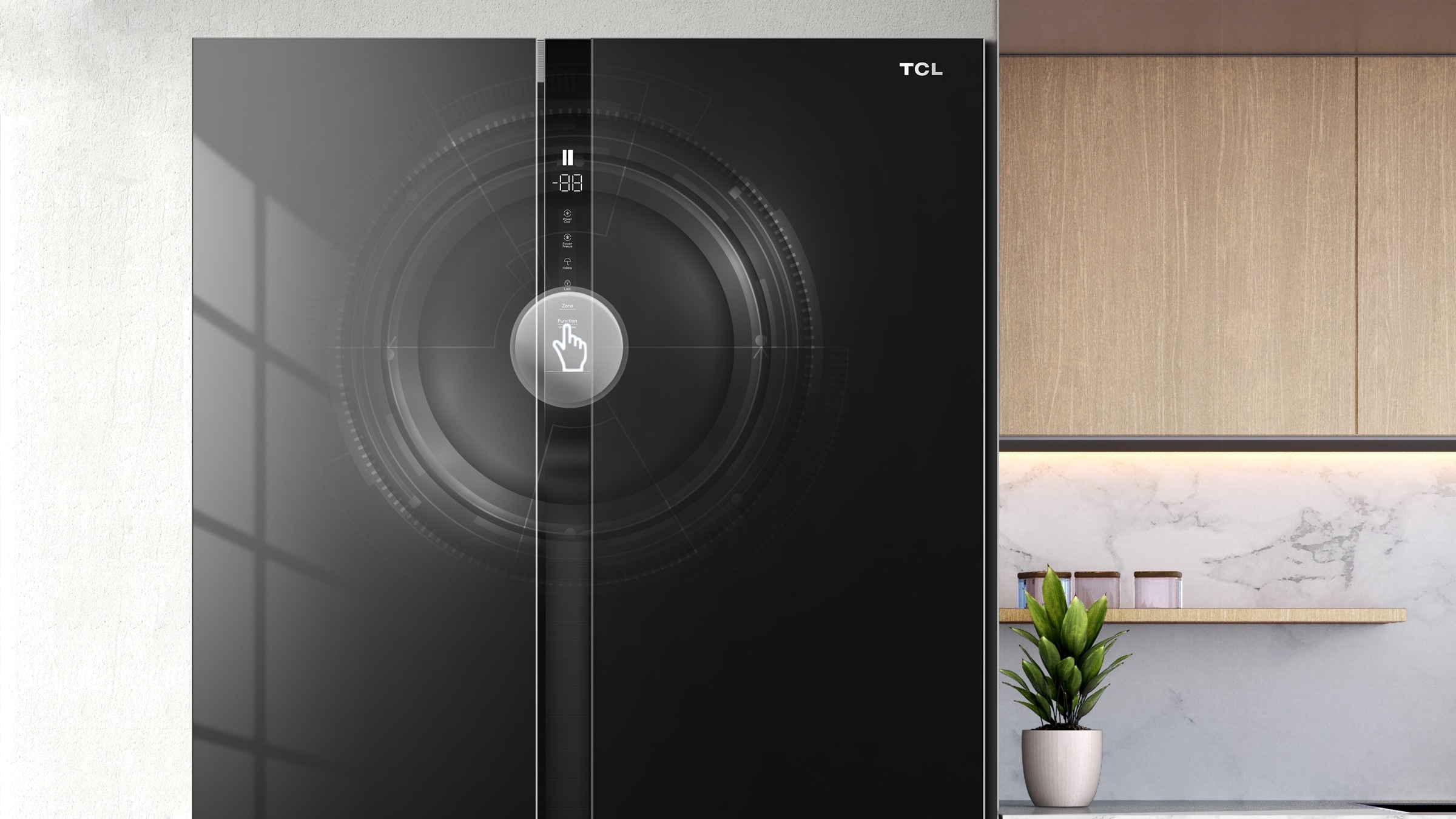 TCL C387BF Refrigerator store food flexible